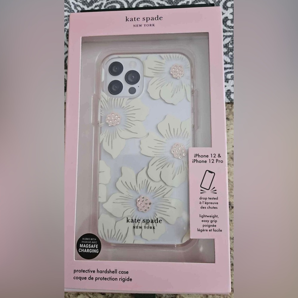 Kate Spade HollyHock Floral iPhone 12/12pro Case
